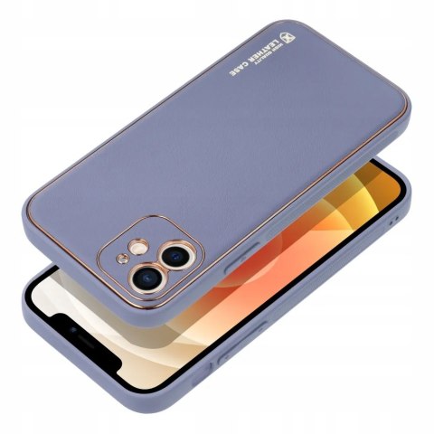 Plecki Forcell Leather Case do Apple iPhone 12 niebieski
