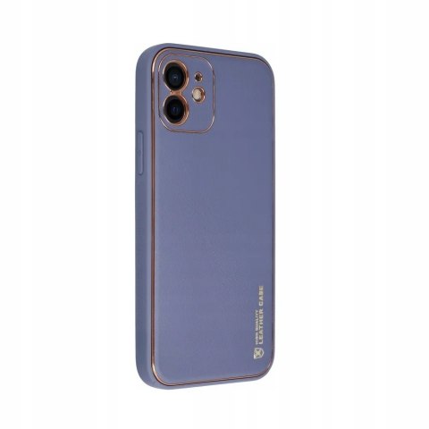 Plecki Forcell Leather Case do Apple iPhone 12 niebieski