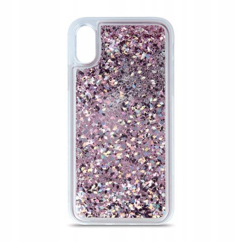 Plecki Liquid Sparkle TPU do Samsung Galaxy A40 fioletowy