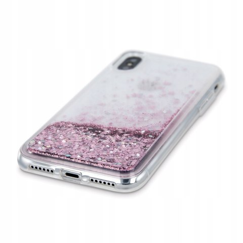 Plecki Liquid Sparkle TPU do Samsung Galaxy A40 fioletowy