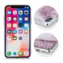 Plecki Liquid Sparkle TPU do Samsung Galaxy A40 fioletowy