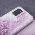 Plecki Liquid Sparkle TPU do Samsung Galaxy A40 fioletowy