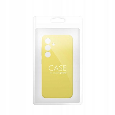 Plecki Silicone 2mm do Samsung Galaxy S25 Ultra żółty