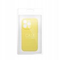 Etui SILICONE 2mm do IPHONE 16 żółty