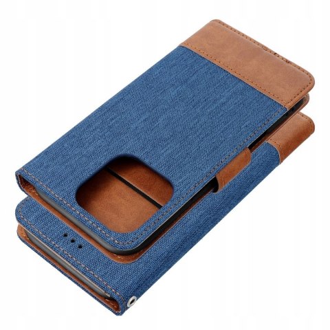 Etui z klapką Jeans Book do Samsung S25 niebieski