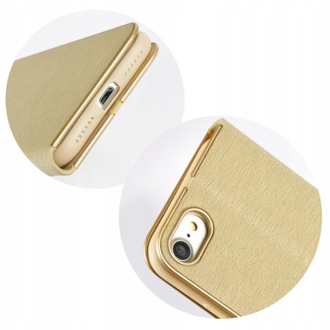 Etui z klapką Luna Book Gold do Samsung Galaxy S23 Ultra złoty
