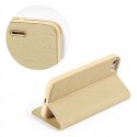 Etui z klapką Luna Book Gold do Samsung Galaxy S23 Ultra złoty