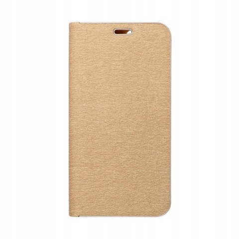 Etui z klapką Luna Book do Samsung Galaxy S25 Ultra złoty