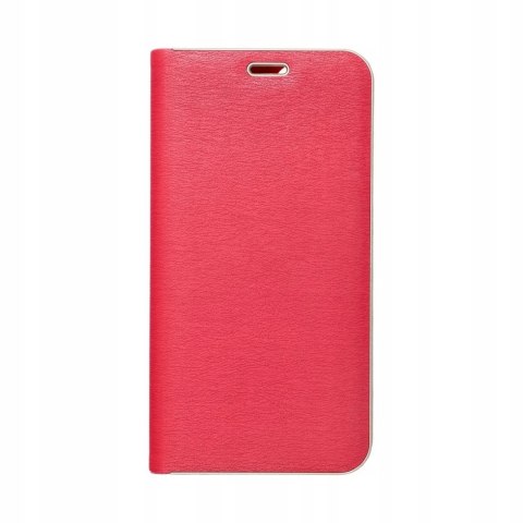 Etui z klapką Luna Book do Samsung Galaxy S25 czerwony