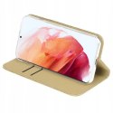 Etui z klapką Shining do Samsung Galaxy S21 Plus złoty