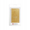 Etui z klapką Shining do Samsung Galaxy S21 Plus złoty