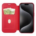 Etui z klapką Smart Mag do Apple iPhone 15 Pro Max czerwony