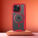 Etui z klapką Smart Mag do Apple iPhone 15 Pro Max czerwony
