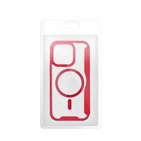 Etui z klapką Smart Mag do Apple iPhone 15 Pro Max czerwony