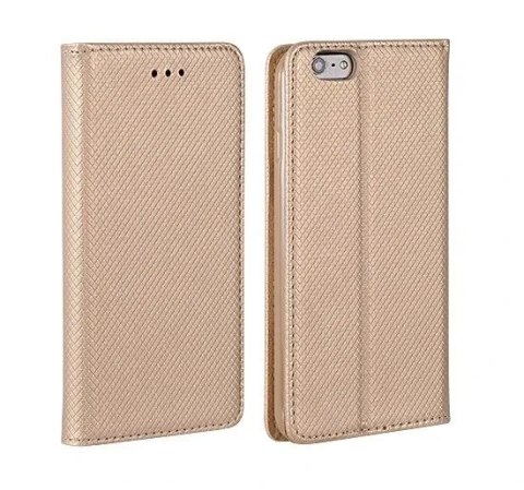 Etui z klapką Smart Magnet do Samsung Galaxy S21 FE złoty