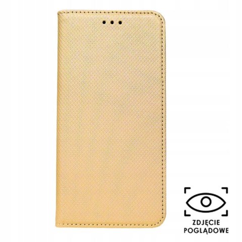 Etui z klapką Smart Magnet do Samsung Galaxy S21 FE złoty