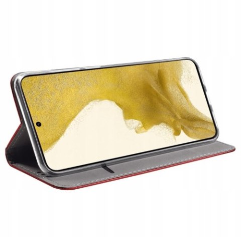 Etui z klapką Smart Magnet do Samsung Galaxy S22 czerwony
