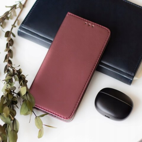 Etui z klapką Smart Magnetic do Samsung Galaxy S22 Plus czerwony
