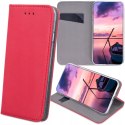 Etui z klapką Smart Magnetic do Samsung Galaxy S22 Ultra czerwony