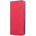 Etui z klapką Smart Magnetic do Samsung Galaxy S22 Ultra czerwony