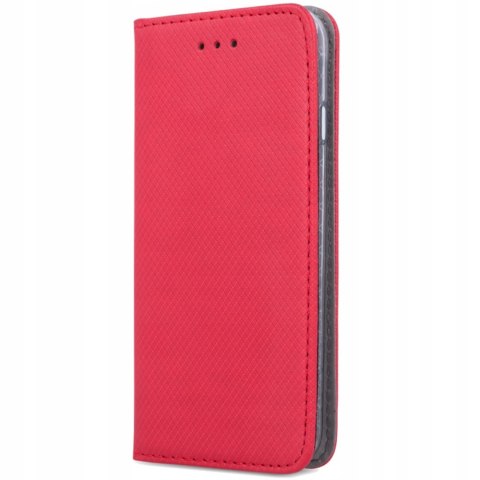 Etui z klapką Smart Magnetic do Samsung Galaxy S22 Ultra czerwony