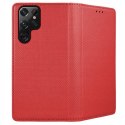 Etui z klapką Smart Magnetic do Samsung Galaxy S22 Ultra czerwony