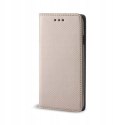 Etui z klapką Smart Magnetic do Samsung Galaxy S23 Ultra złoty