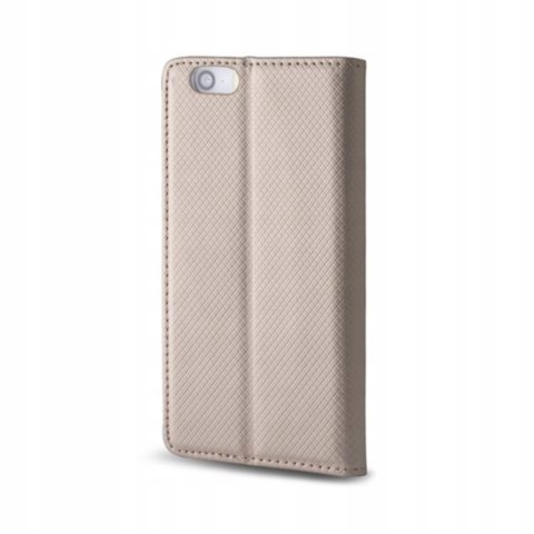 Etui z klapką Smart Magnetic do Samsung Galaxy S23 Ultra złoty