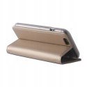 Etui z klapką Smart Magnetic do Samsung Galaxy S23 Ultra złoty