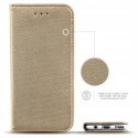 Etui z klapką Smart Magnetic do Samsung Galaxy S23 Ultra złoty