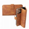 Etui z klapką Tender Book do Samsung Galaxy S25 Ultra brązowy