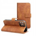 Etui z klapką Tender Book do Samsung Galaxy S25+ brązowy