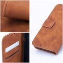 Etui z klapką Tender Book do Samsung Galaxy S25+ brązowy