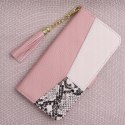 Etui z klapką do Samsung Galaxy S22 Ultra CHARMS różowy