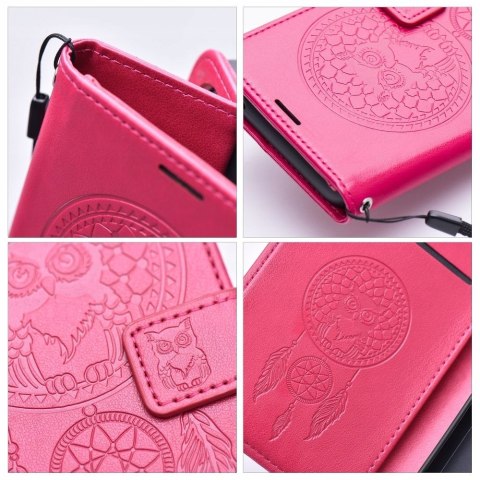 Etui z klapką do Samsung Galaxy S23 FE Łapacz Snów Mandala czerwony