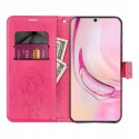 Etui z klapką do Samsung Galaxy S23 FE Łapacz Snów Mandala czerwony