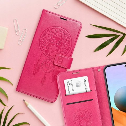 Etui z klapką do Samsung Galaxy S23 FE Łapacz Snów Mandala czerwony
