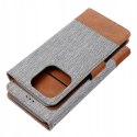 Kabura JEANS Book etui z klapką zamykane do SAMSUNG S25 Plus szary