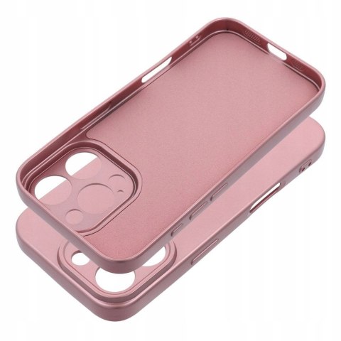 Plecki Metallic do Apple iPhone 16 różowy