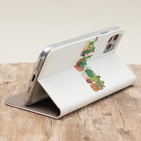 Plecki do Samsung S21 FE Kaktus wielokolorowy rośliny