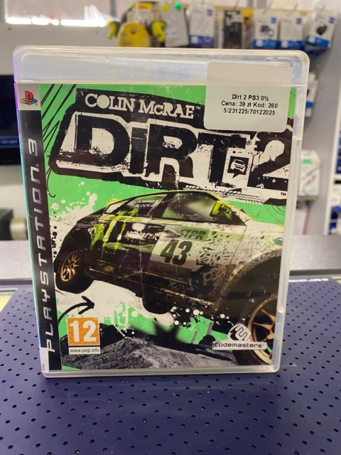 Colin McRae Dirt 2 PlayStation 3 (PS3) pudełkowa