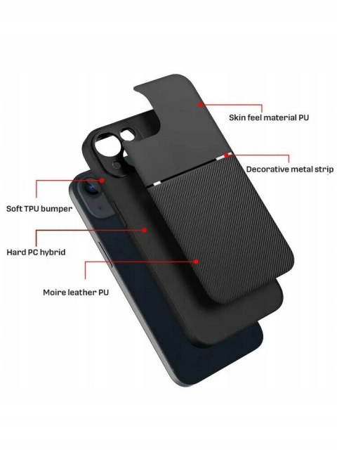 Etui Plecki Noble do Samsung Galaxy S23 Plus futerał na telefon czarny