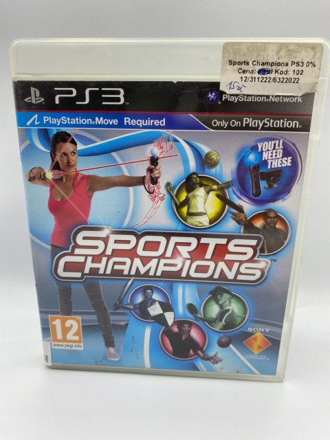 SPORTS CHAMPIONS PlayStation 3 (PS3) pudełkowa