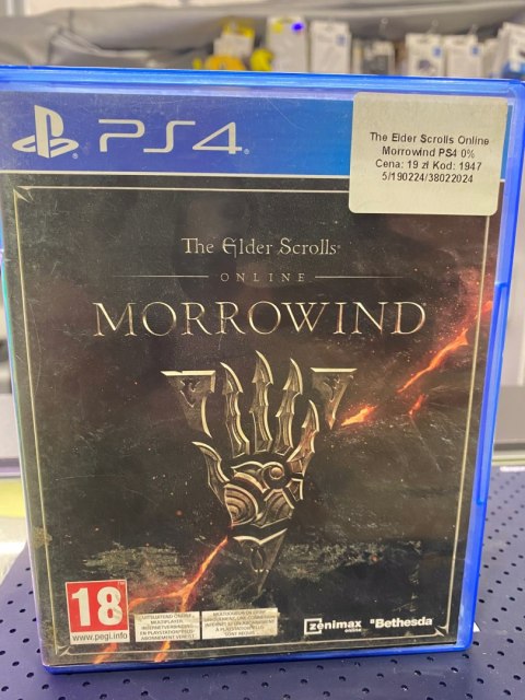 The Elder Scrolls Online: Morrowind PlayStation 4 (PS4) pudełkowa