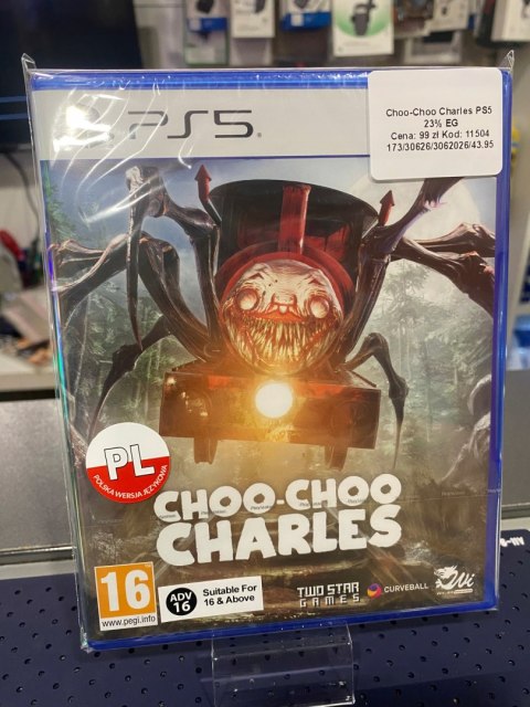 Choo-Choo Charles PlayStation 5 (PS5) pudełkowa