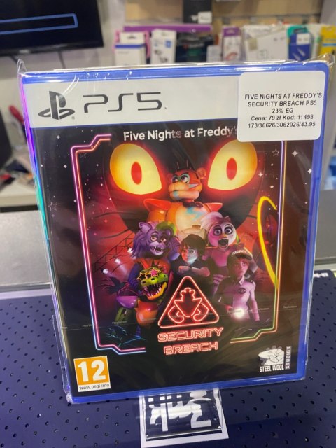 Five Nights at Freddy's: Security Breach PlayStation 5 (PS5) pudełkowa