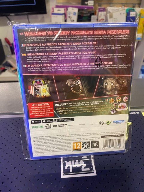 Five Nights at Freddy's: Security Breach PlayStation 5 (PS5) pudełkowa