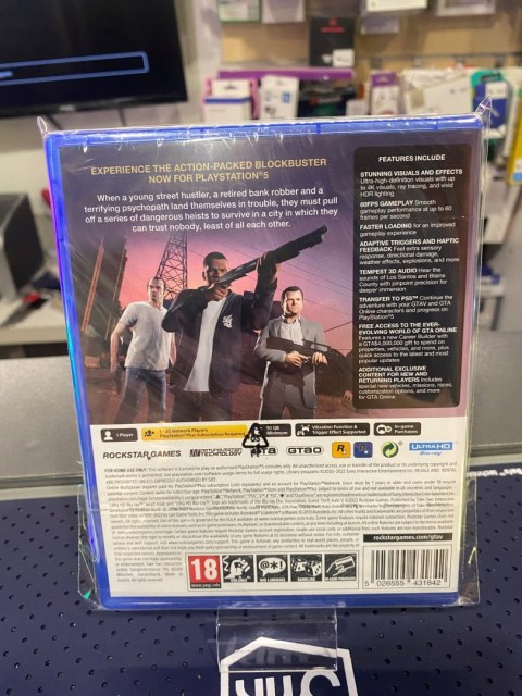 Grand Theft Auto V PlayStation 5 (PS5) pudełkowa