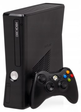 Konsola Microsoft Xbox 360 Slim 120GB Modowana RGH + Aurora czarny