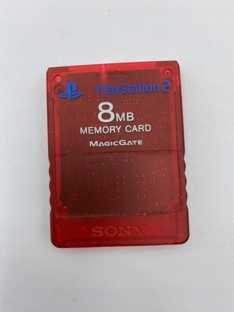 Oryginalna Karta pamięci Sony SCPH-10020 8 MB Czerwona